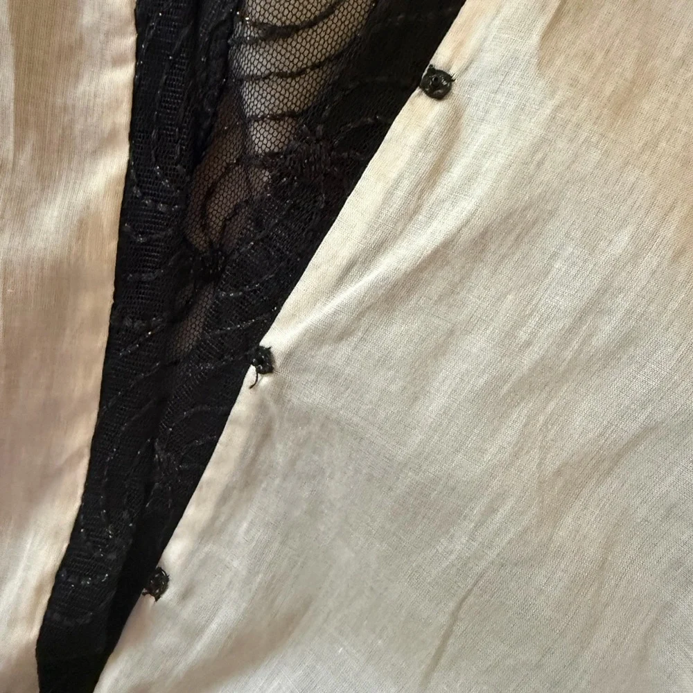 Max Mara Chic Black Sheer jacket size 40